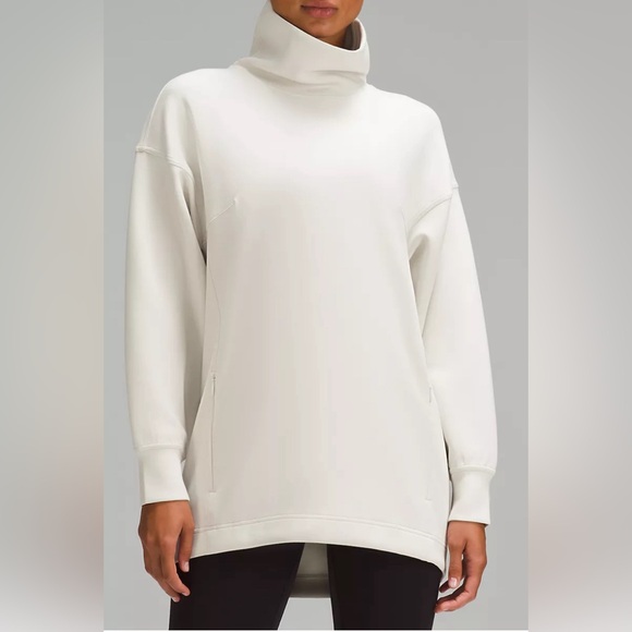 NWOT Lululemon Modal-Blend Turtleneck Tunic bone - Picture 1 of 13